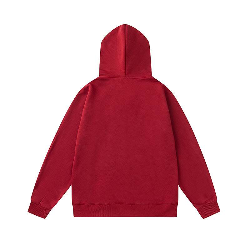 Red Trapstar zip hoodie and joggers tracksuit set with embroidered chest logo - view 12