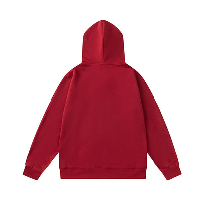 Trapstar Red Zip Hoodie and Joggers Tracksuit Set, Embroidered Two Piece Streetwear Outfit