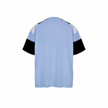 Martine Rose Oversized Panelled T-Shirt / Blue