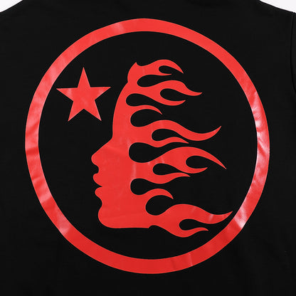 Hellstar Sport Gel Logo Hoodie 'Black/Red'