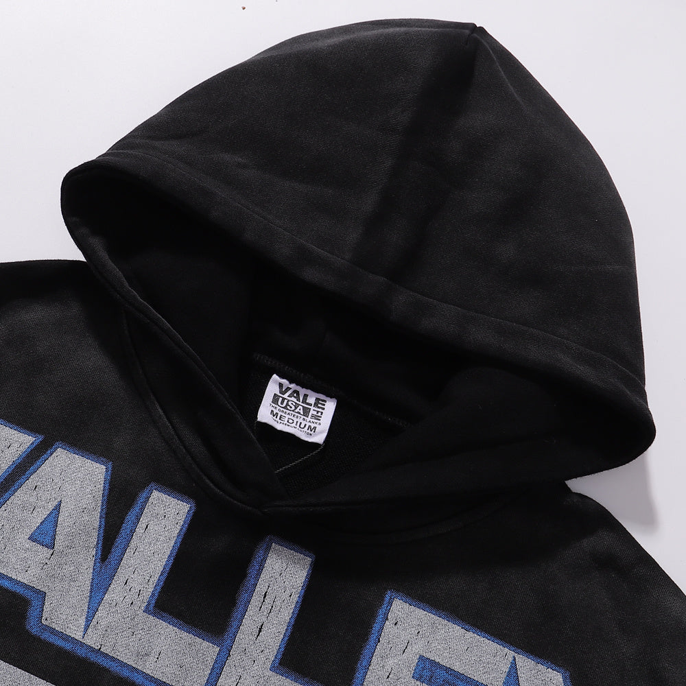 编号VA201，美潮Vale Valley Forever Watchdog Pullover Hoodie高品质泥印洗水做旧毛圈连帽衫卫衣男女17 - 12
