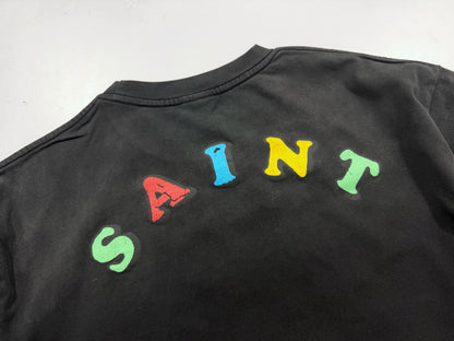 SAINT Mxxxxxx × Jamie Reid SS T-SHIRT / VOTE F LIGHT / BLACK