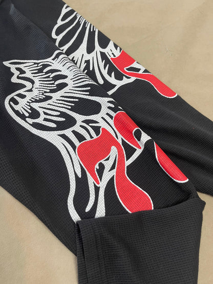 SN Racing Jersey Longsleeve - Red/Navy