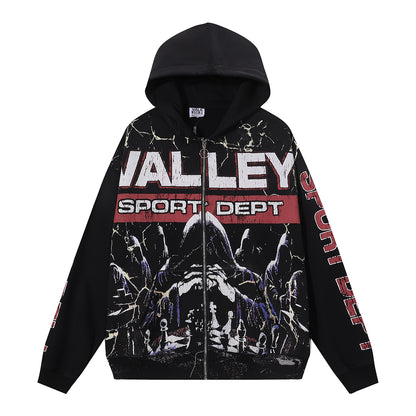 Vale Forever Valley Dreams Mastermind Sport Dept. Zip Up Hoodie (Black)
