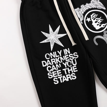 Hellstar 'We Found Our Victory' Flare Sweatpants 'Black'