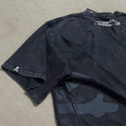 LEATHER STA PATCH SKULL RELAXED FIT TEE