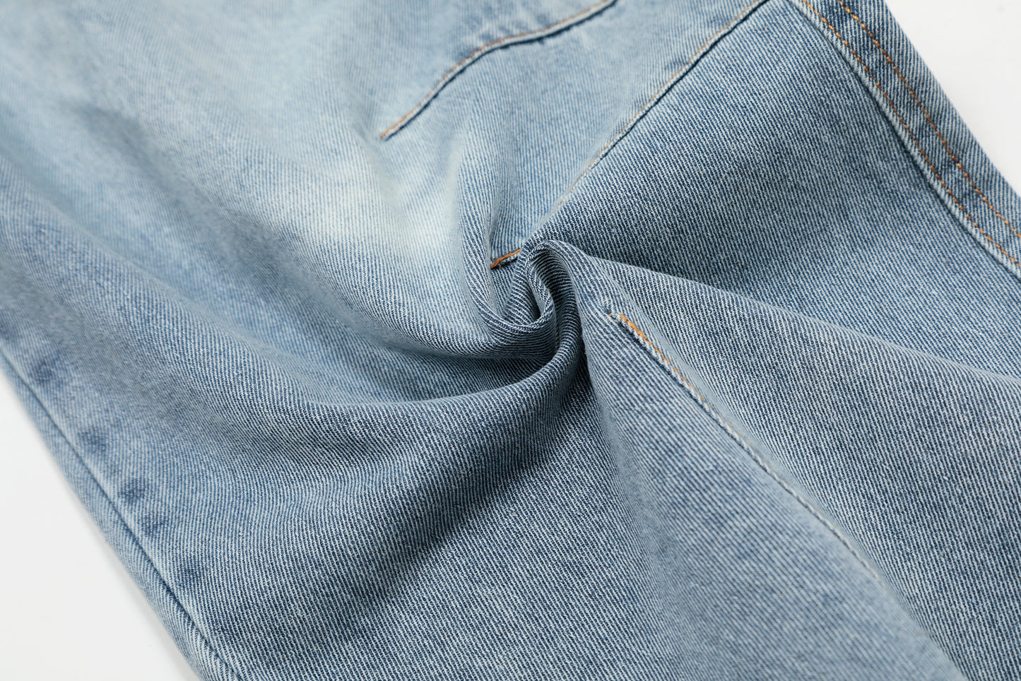 Plaid Scarf Waist Tie Drawstring Wide Leg Jeans Cargo Pocket Hem Slit Baggy Denim Y2K Streetwear