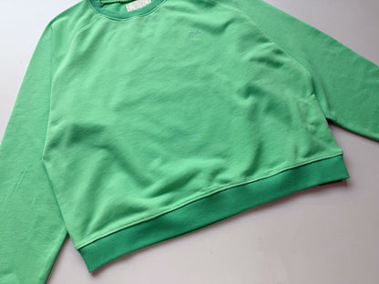 Electric Green Raglan Crewneck