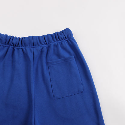Hellstar Rhinestone Logo Flared Sweatpants 'Blue'