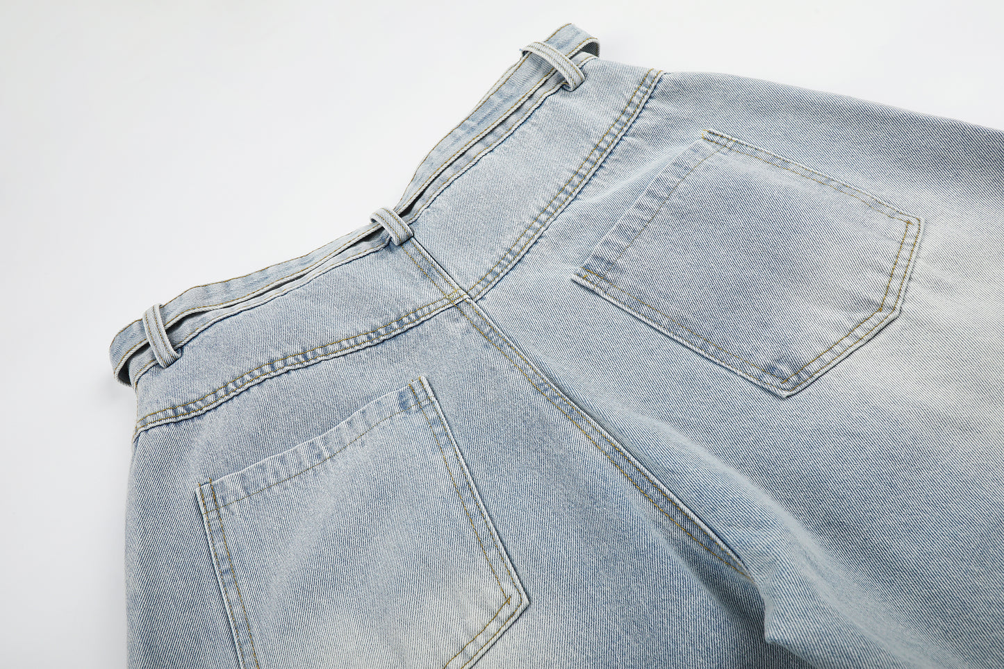 Ripped Distressed Wide Leg Barrel Jeans High Waist Streetwear Y2K Vintage Light Wash Denim Pants | Rip Barrel