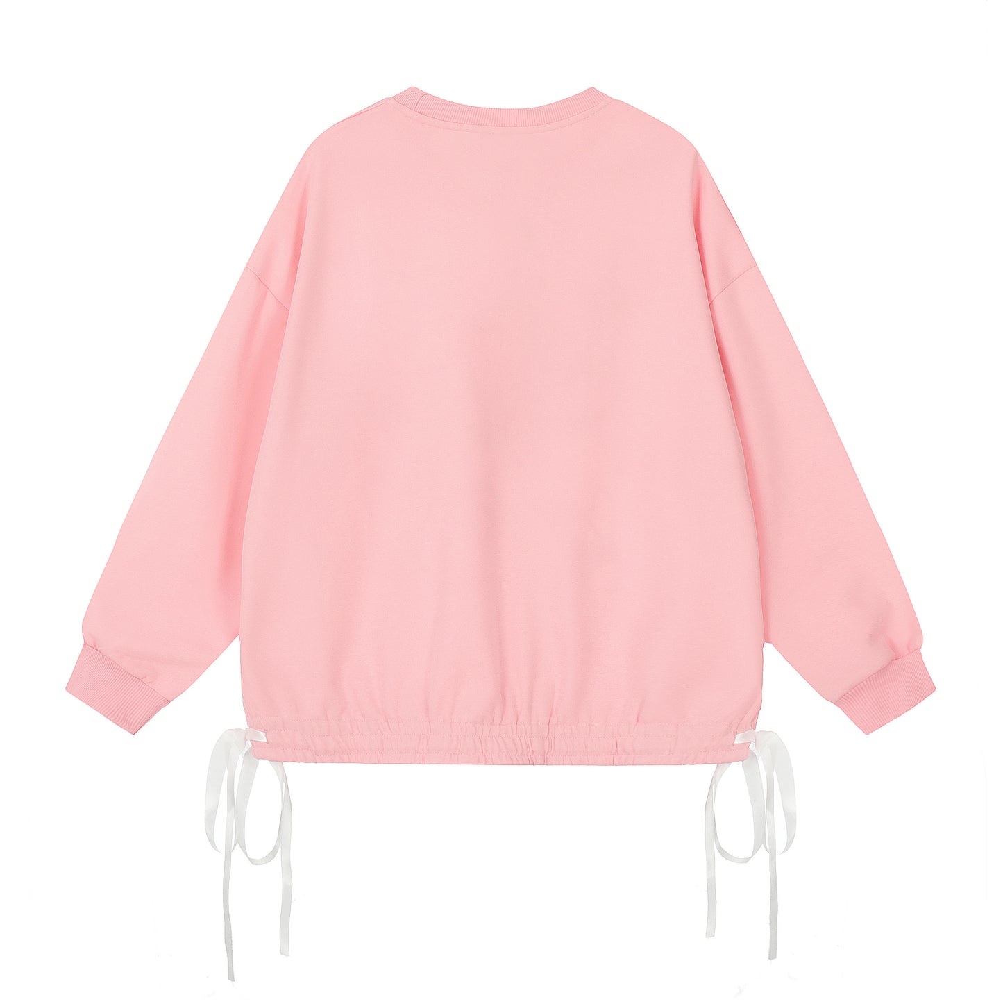 Pink butterfly sweatshirt back