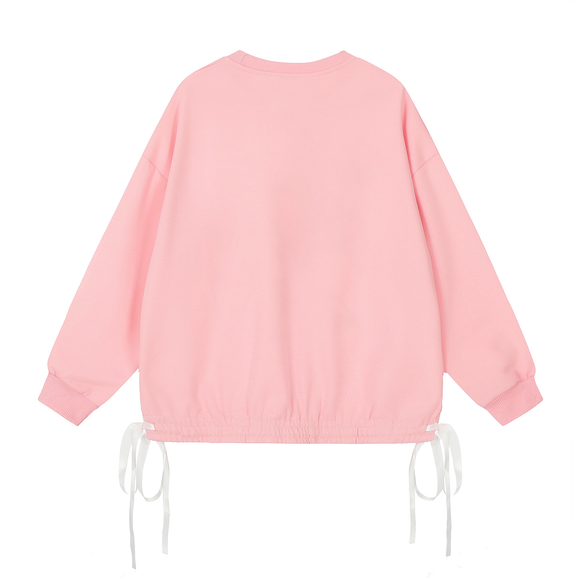 Pink butterfly sweatshirt back