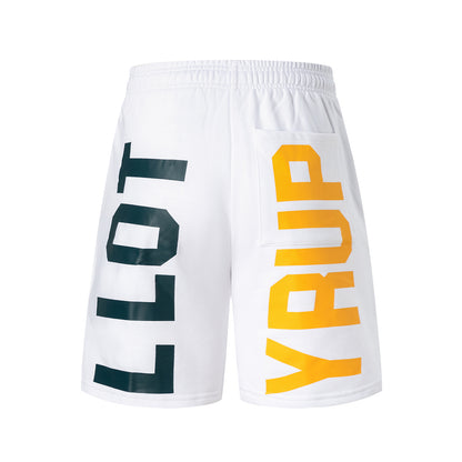 Women's Slogan Graphic Shorts Casual Streetwear Summer Elastic Waist Loose Fit Short Pants | Syrup Short