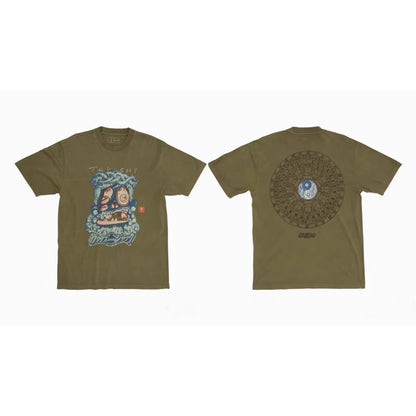 Travis Scott x Takashi Murakami Melted Utopia Dream T-Shirt / Olive
