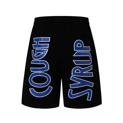 Elastic Waist Active Shorts Solid Black Slim Fit Casual Streetwear Summer Lightweight Shorts | Void Short