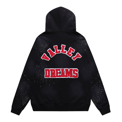 Vale Forever Pluto Clustered Zip Up Hoodie Black