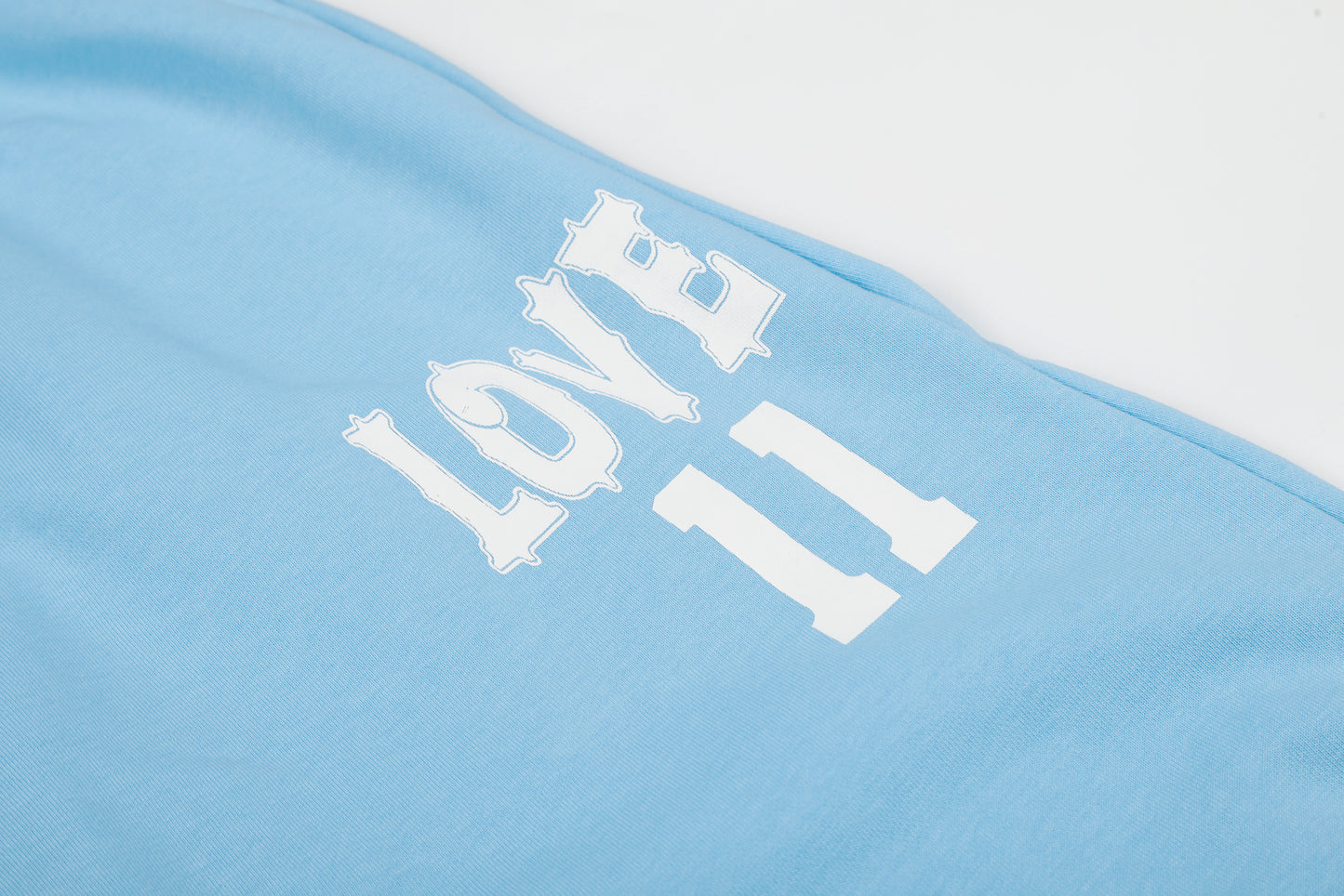 LOVE 11 Print Balloon Wide Leg Sweatpants High Waist Drawstring Streetwear Casual Pants