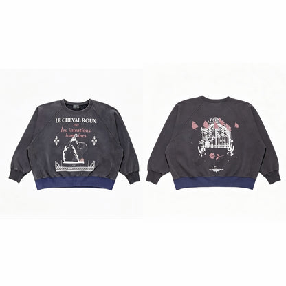 Le Cheval Roux Raglan Sweatshirt