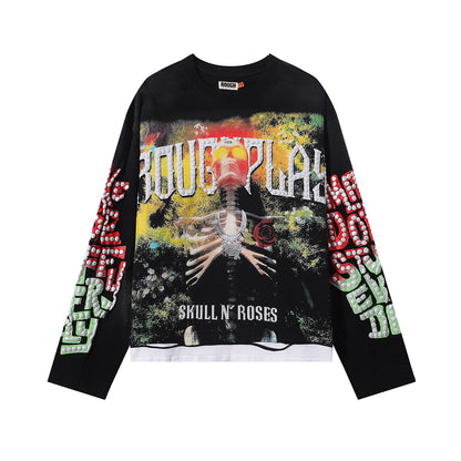 Rough Play Skull N' Roses Long Sleeve