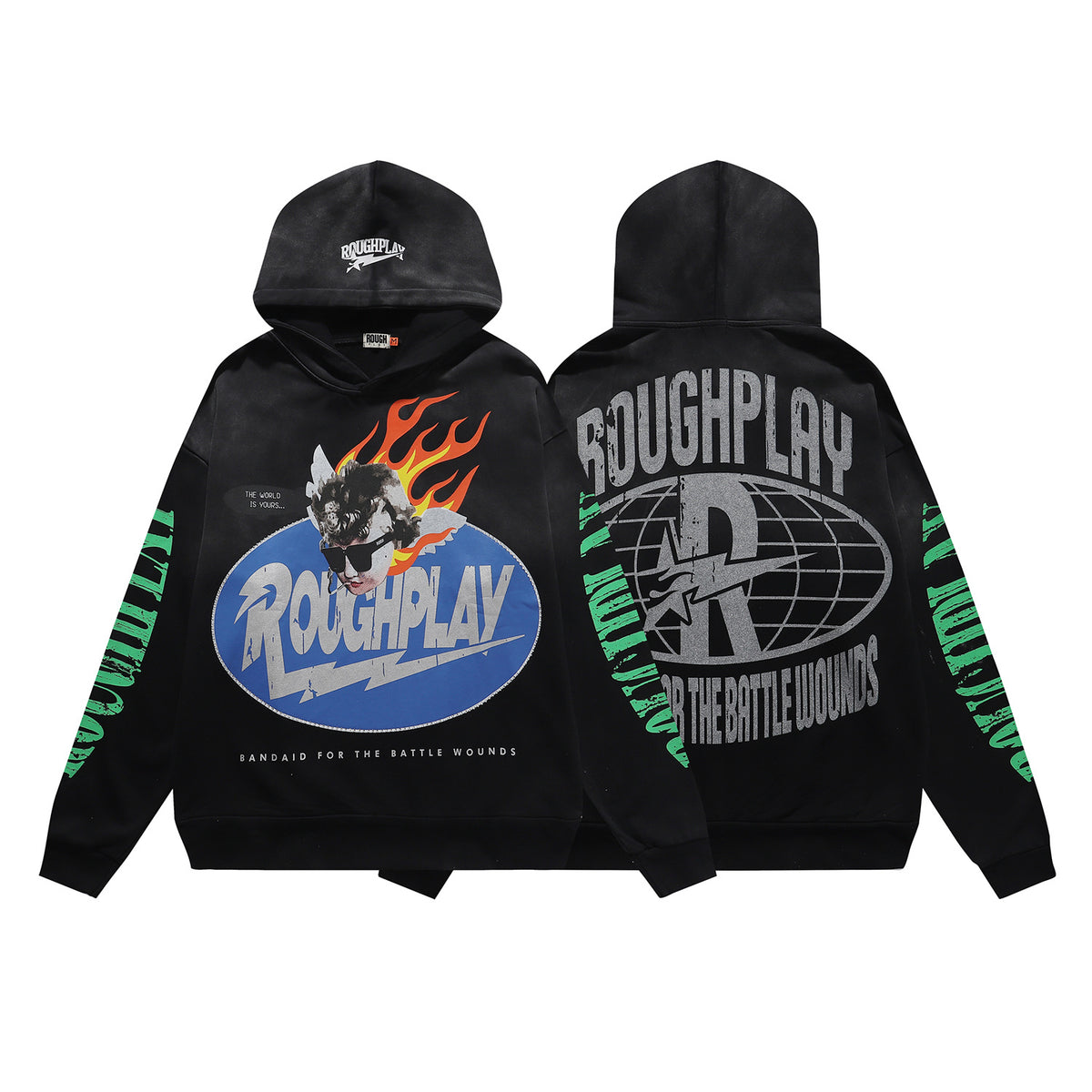 编号R203，RoughPlay SoulBoy Hoodie烫钻15 - 13