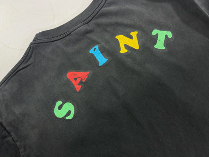 SAINT Mxxxxxx × Jamie Reid SS T-SHIRT / VOTE F LIGHT / BLACK
