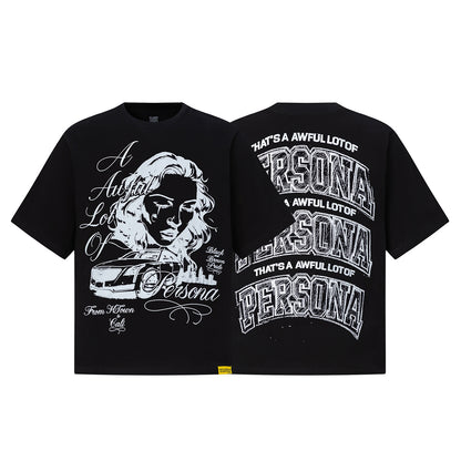 That's A Awful Lot Of Cough Syrup Graphic Print Short Sleeve T-Shirt Oversized Casual Streetwear Summer Tee | Syrup Tee