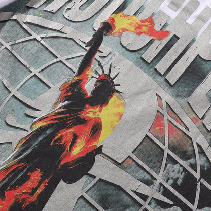 Roughplay Statue of Liberty Graphic Heavyweight Long-Sleeve Tee