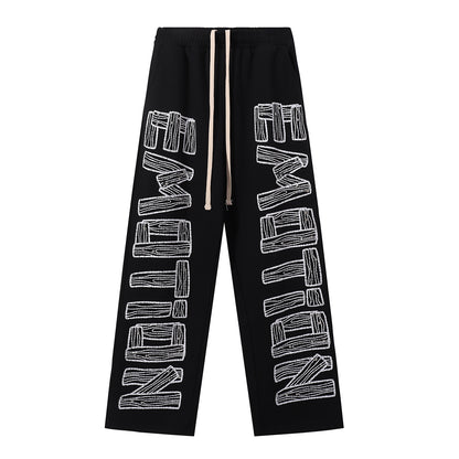 Mixed Emotion Black “Artist” Sweatpants