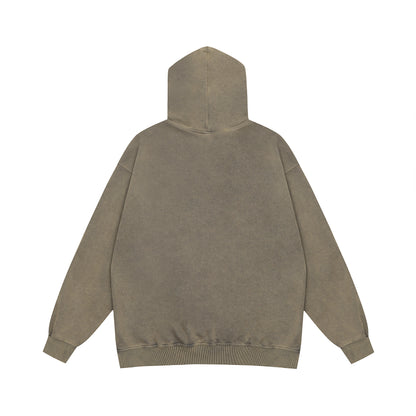 Women's Oversized Angel Graphic Print Hoodie Long Sleeve Pullover Washed Streetwear Casual Fall Winter Sweatshirt