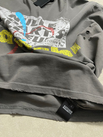 Satoshi Nakamoto Nulle Part Ailleurs Tee - Washed Black