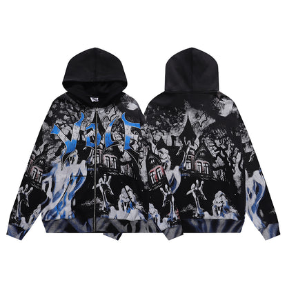 Vale Forever Casper Zip Up Hoodie 'Black'