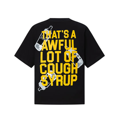 Graphic Short Sleeve Tee Oversized Crew Neck Cotton Streetwear Casual Summer Unisex T-Shirt | Syrup Tee III
