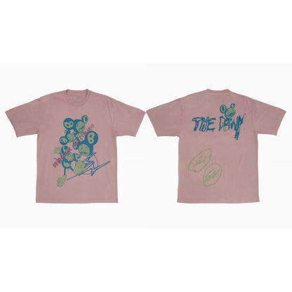 Travis Scott Cactus Jack x Fragment x Takashi Murakami The Dawn Tee / Pink