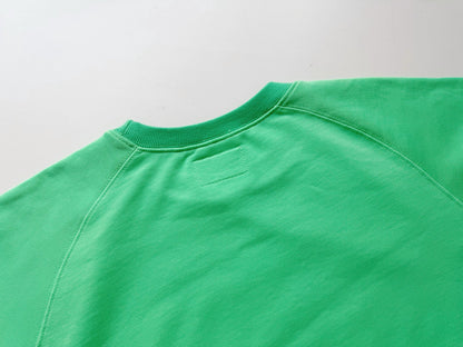 Electric Green Raglan Crewneck