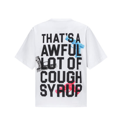 Women's Slogan Graphic Short Sleeve Tee Oversized Streetwear Casual Summer Top | Numb Tee