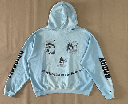 Bobby Driscoll Hoodie - Baby Blue