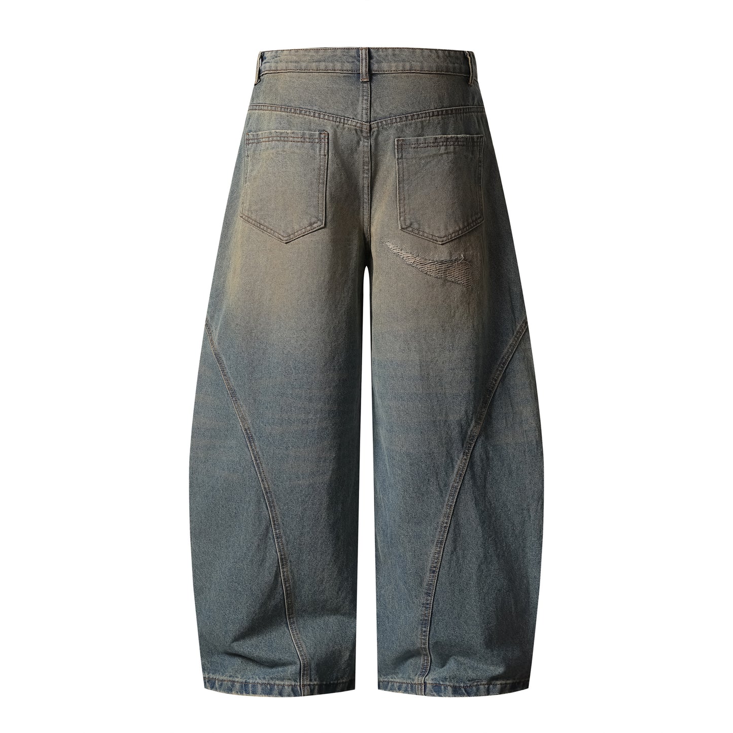 Rip Arc Wide Leg Jeans - Side Angle