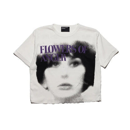 Flowers of Anger T-Shirt - White