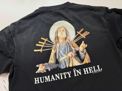SAINT Mxxxxxx SS T-SHIRT / GOD / BLACK