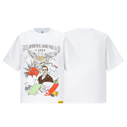 Oversized Short Sleeve Graphic Tee Dropped Shoulder Streetwear Summer Casual T-Shirt | Syrup Drip