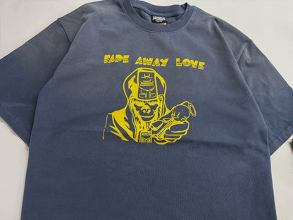 SAINT Mxxxxxx × A BATHING APE BAPE_SS T-SHIRT / FADE AWAY LV / NAVY