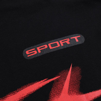 Hellstar Sport Logo Hoodie 'Black/Red'