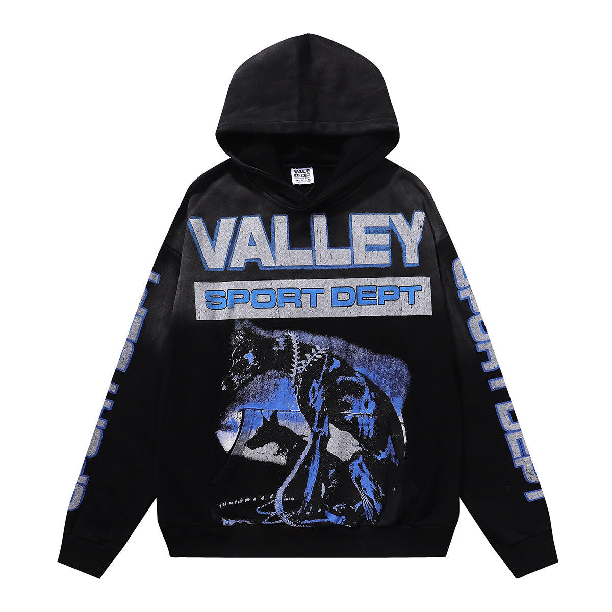 编号VA201，美潮Vale Valley Forever Watchdog Pullover Hoodie高品质泥印洗水做旧毛圈连帽衫卫衣男女17 - 14