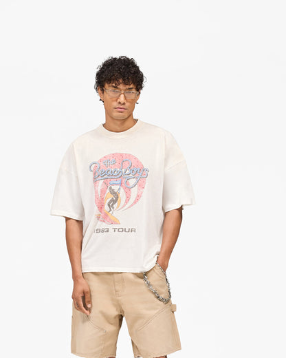 The Beach Boys T-Shirt - Flat White