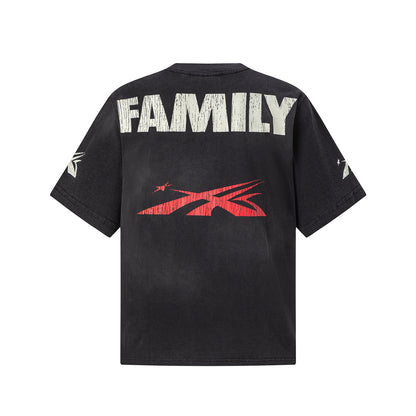 Graphic Print Tee Hellstar Oversized Streetwear Casual Summer Cotton T-Shirt | Ash Blaze