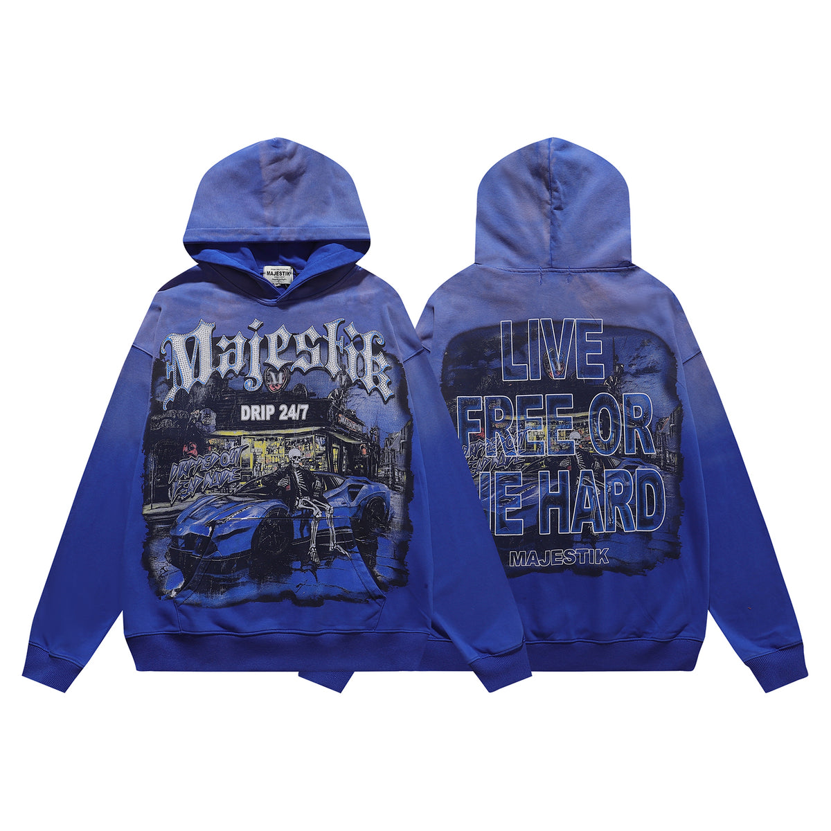 编号MA203，MAJESTIK Drip Out Crop Hood16 - 14