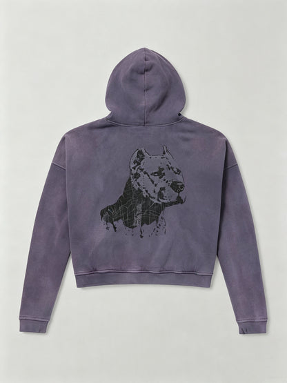 Enfants Riches Déprimés Pit Bull Distressed Printed Cotton-Jersey Hoodie