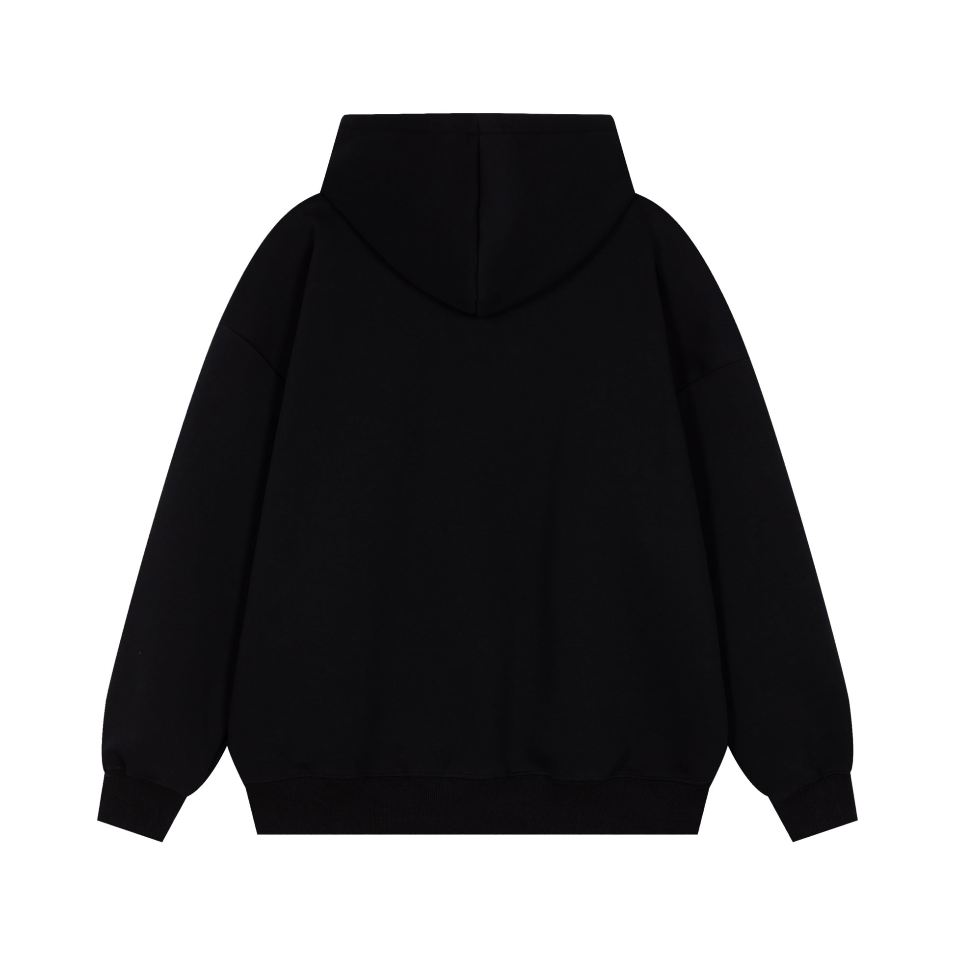Black DuoMatch hoodie back view