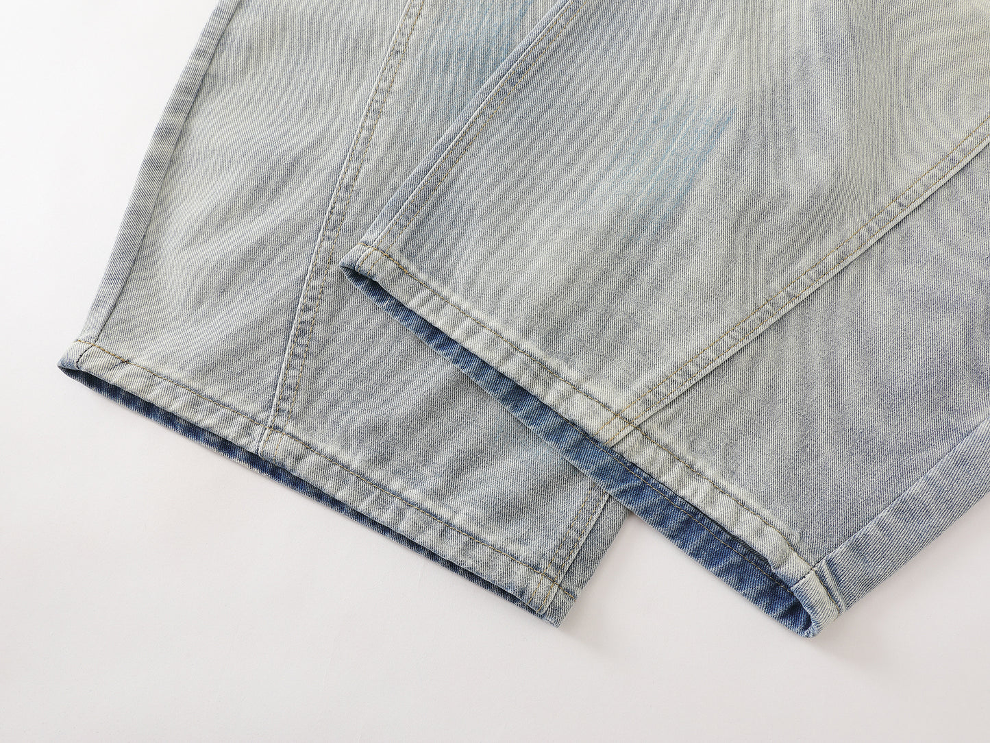 Graphic Chain Print Wide Leg Baggy Jeans Washed Denim High Waist Streetwear Y2K Casual Pants