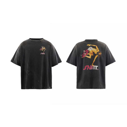 SKATE S/S T-SHIRT-Black